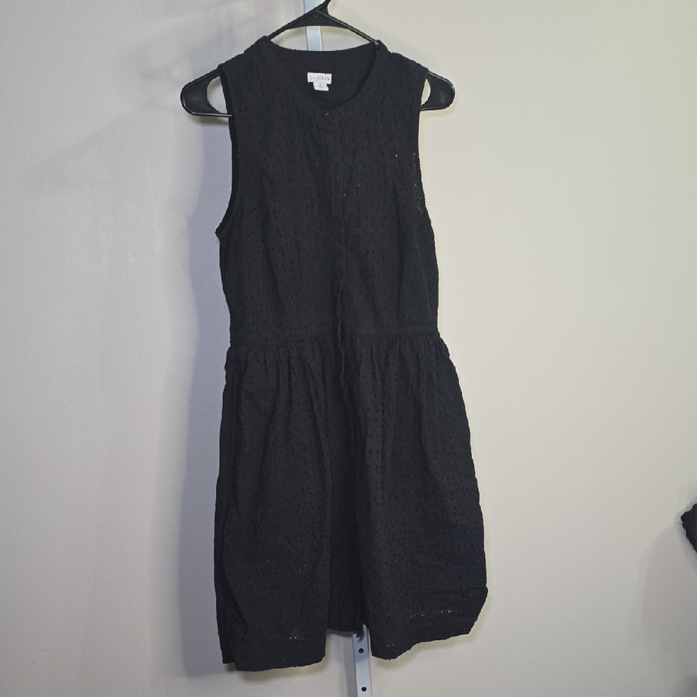 J By Jcrew Black Sleeveless Knee Length Dress Ladies Sz 6‎
